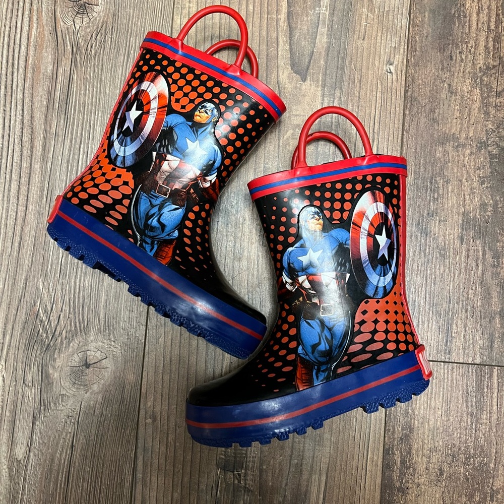 Marvel Captain America rain boots